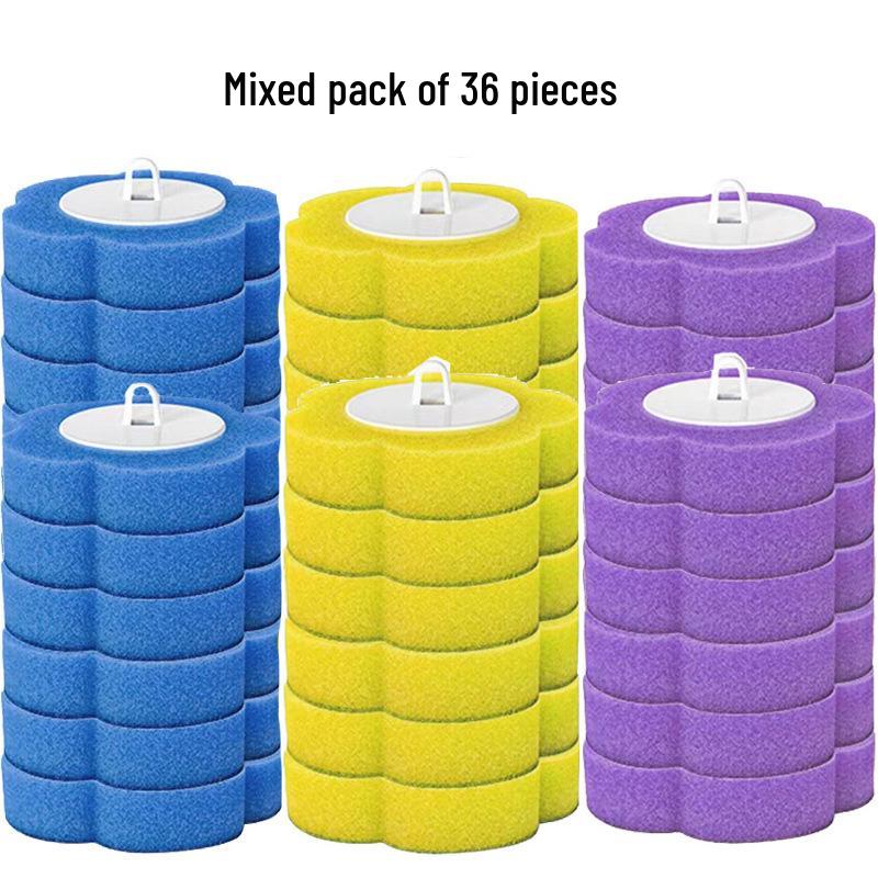 Wall-Mounted Disposable Toilet Brush & Replacement Head