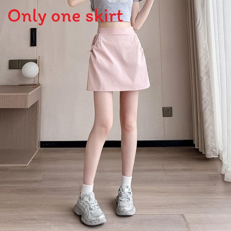 Casual Summer High Waist Aline Skirt With Drawstring For Womens Fashion