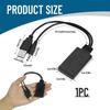 Car Receiver Bluetooth Aux Adapter 3.5MM/0.14IN Car Bluetooth Receiver for Speeding Highly Transmissing Without Distortion Aux Wireless Adapter