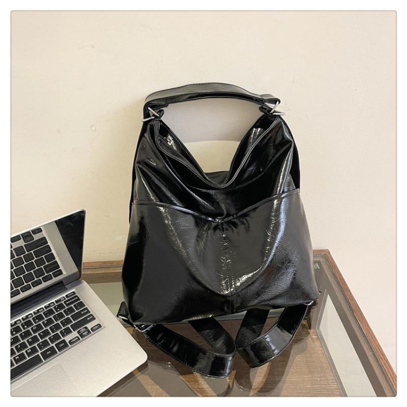 Women's bag new large-capacity commuter bag retro underarm bag multi-functional single shoulder double shoulder dual-purpose bag tide