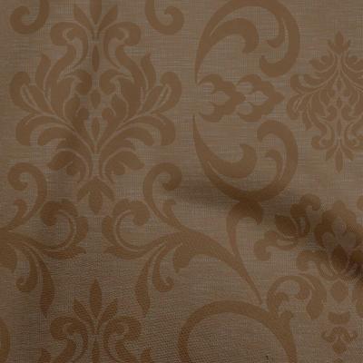 Cotton Poplin Brown Fabric Damask Quilting Supplies Print Sewing Fabric By The Yard 42 Inch