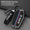 PDMT8 2026 Car Sticker Carbon Fibre Car Key Fob Cover Cas Accessories For G01 G02 F22 F23 E46 E93 E39 G26 F01 F02 F06 G32 G20 G29
