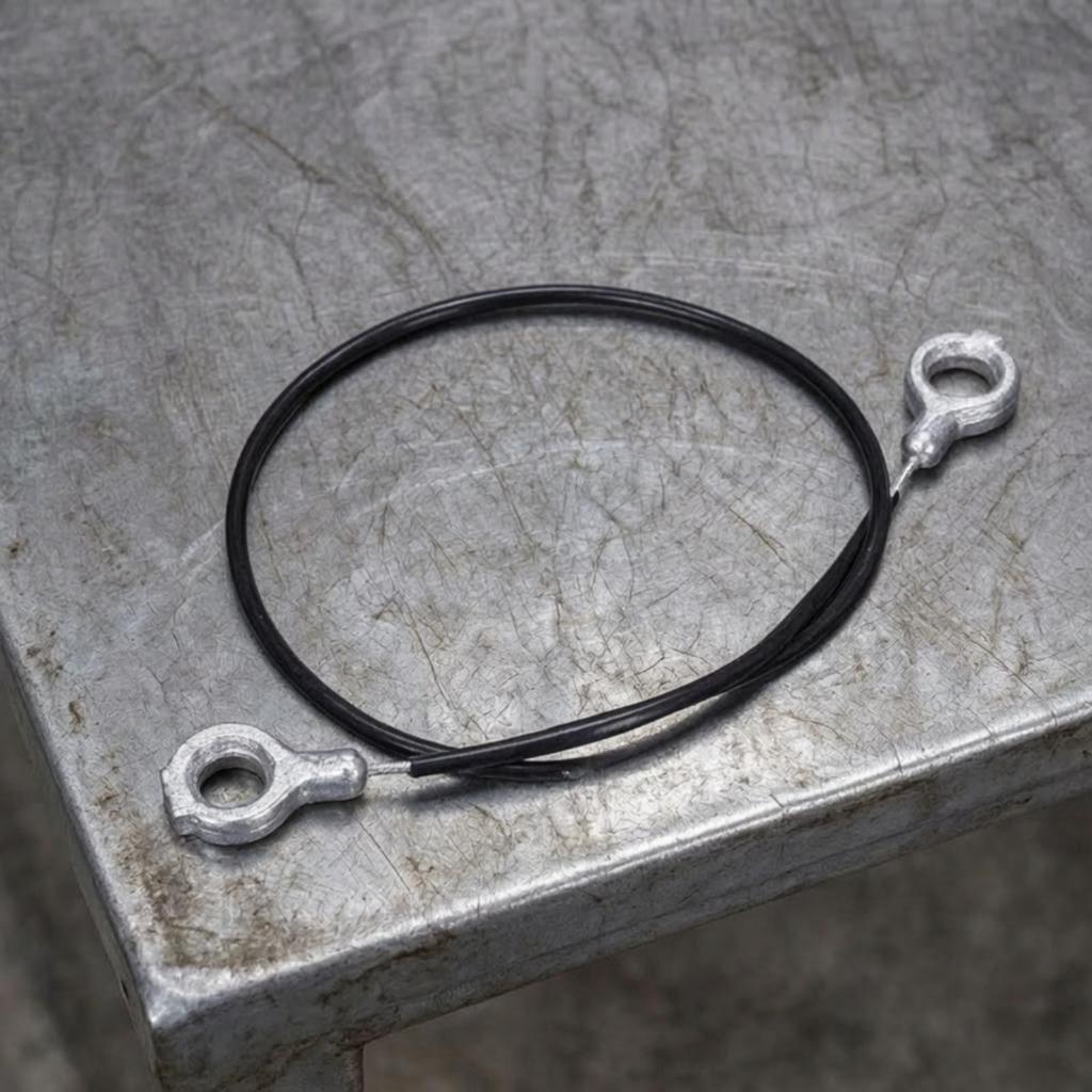 Flexible Control Cable with Crimped Replacement Loop End Fittings