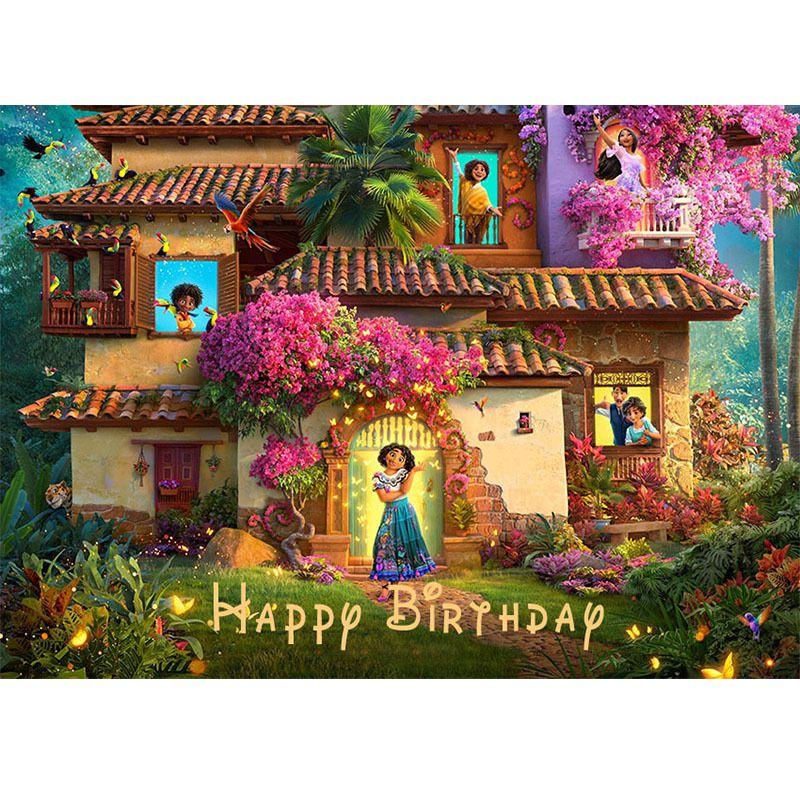 Magic Movie Party Backgrounds With Disney's Encanto Mirabel Backdrop Banner
