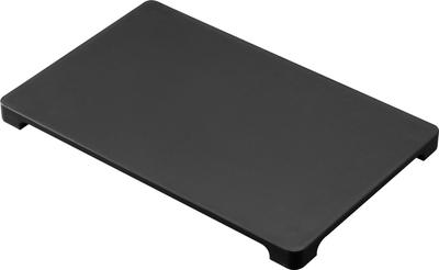 Jitsugyo 7013 Spülmaschinenfestes magnetisches antibakterielles Schneidebrett Schwarz xx H2cm Turm-Schneidebrett Leicht anzuheben und mit Kissen Ca.