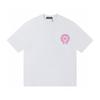 T06 CHROME HEARTS Sommer Neu Hohe Qualität Baumwolle Rundhals Locker Große Größe Herren und Damen T-Shirt Partner T-Shirt