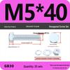 4.8 Grade Galvanized Hex Bolt and Nut Set M4-M30