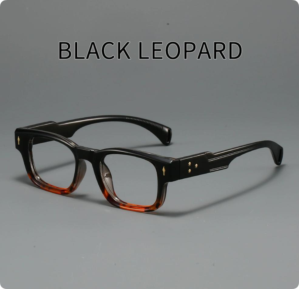 Small Frame Square Anti-Blue Light Glasses For Men High-End Business Glasses Frame Fashionable High-Definition Reading Glasses