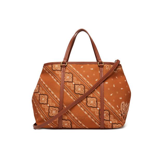 Bag PINKO Shopper Classic PE 25 PLTT 104899 A2AS Brown