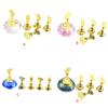 6pcs Tips Stand Holder Alloy Art Rhinestone Display Tip Holder Salon DIY Practice Manicure Tool