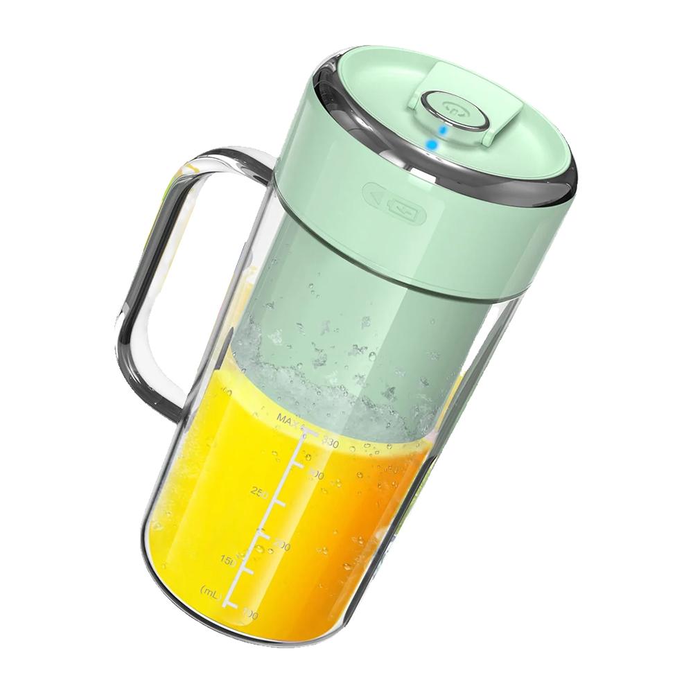 

Мини портативная электрическая соковыжималка машина миксер для фруктов соковыжималка шейкер для смузи с 8 лезвиями зелёный