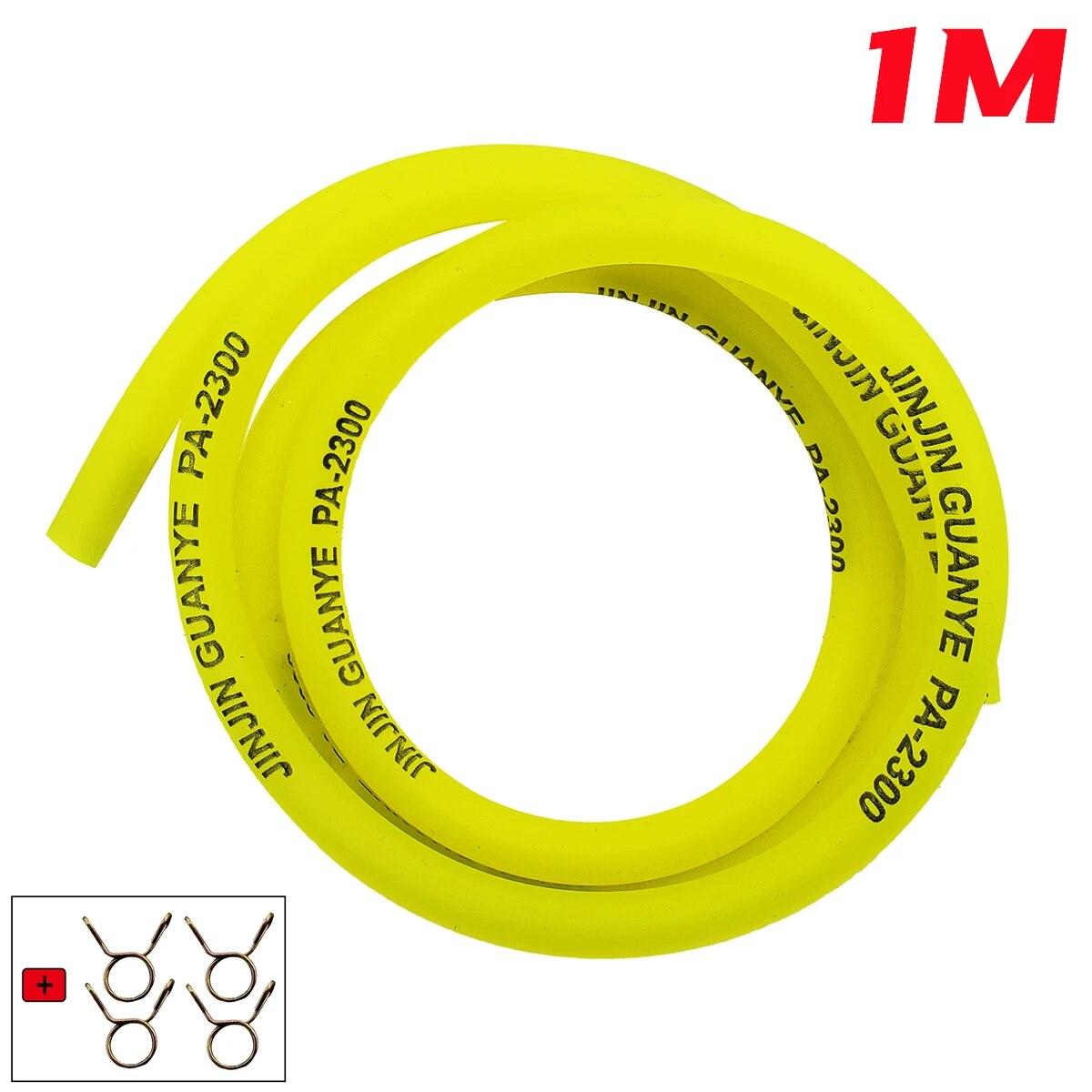 

1 метр, 3 м, 5 м, желтый, зеленый, красный, синий, масляные шланги для мотоцикла, детали для пит-байка, ATV Monkey Bike, скутер для мотокросса Light Yellow 1M