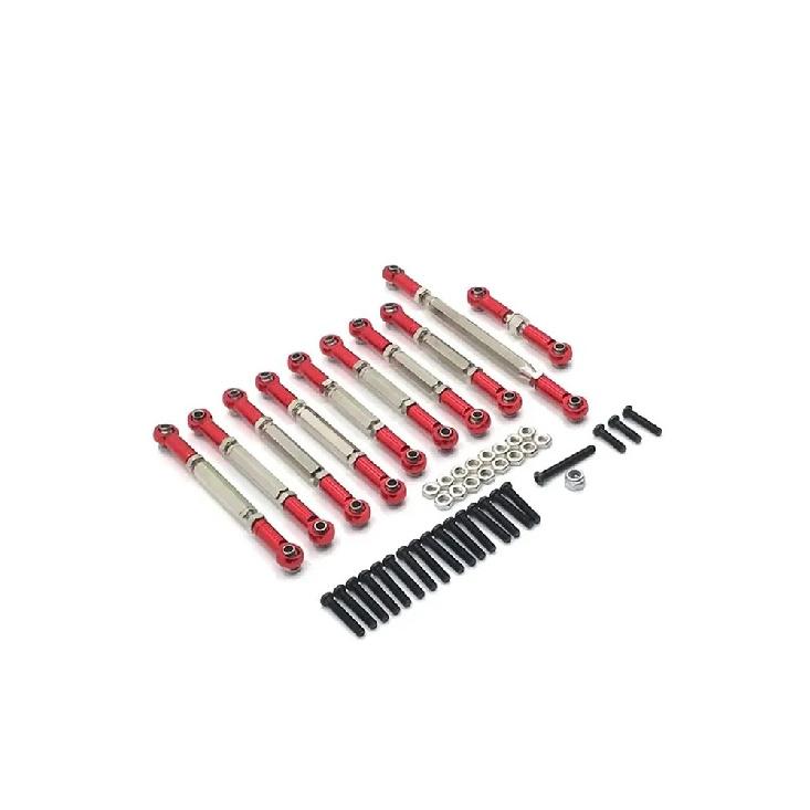 Tie Rod Steering Metal Linkage Combo Kit for MN D90 D91 D96 D99S MN99S MN90 1/12 WPL C14 C24 1/16 RC Car Upgrade Accessories