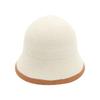 Lamb Knitted Womens Wool Bucket Hat Colorblocked Warm Coldresistant  Autumn