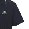 MALBON GOLF Summer Pleated Half-Open Collar T-Shirt Navy (Man)