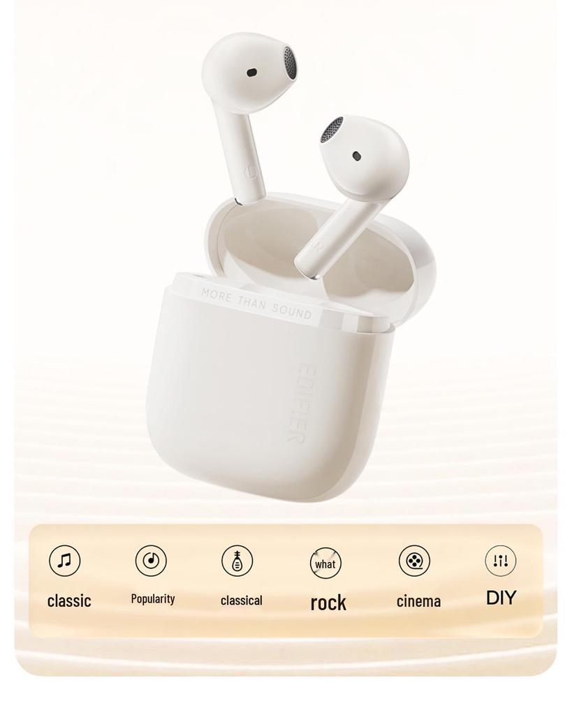 Edifier Zero Air Pro: Noise-Canceling Bluetooth V6.0 with Anti-loss Positioning, Long Battery Life, Large Drivers