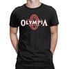 Olympia Joe Weider Tričko Plážové Módní Trička Pánské Bavlna Kulatý Výstřih 4XL 5XL 6XL Trička Krátký Rukáv Y2K Základní Tričko