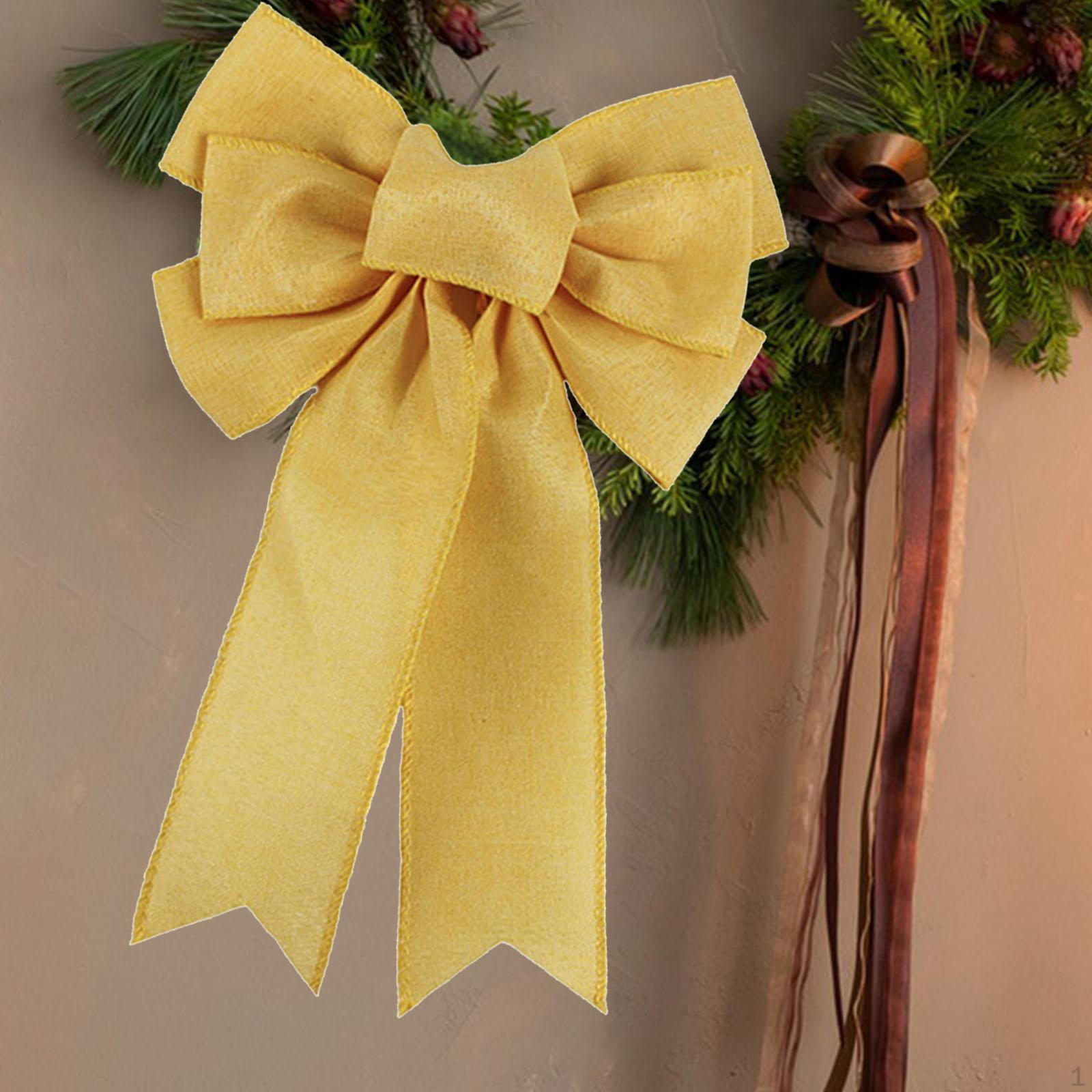 

Easter Wreath Bow ,Decorative,Ornament, Decor Spring for Holiday, Party жёлтый