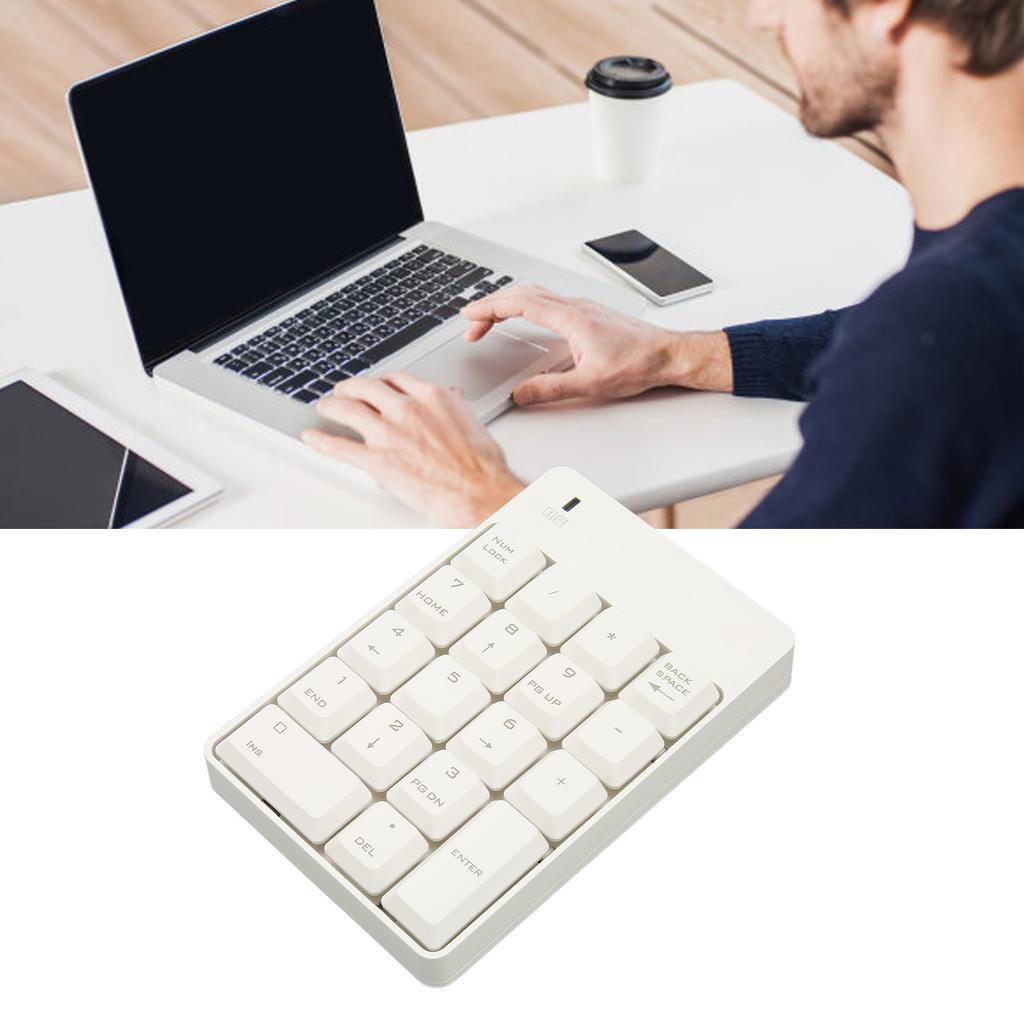 Numeric Keypad SK 51  2.4G Wireless 18 Keys Soft Press Touch USB Number Pad for Home Work