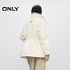 ONLY Women's Detachable Fur Collar Down Parka Jacket