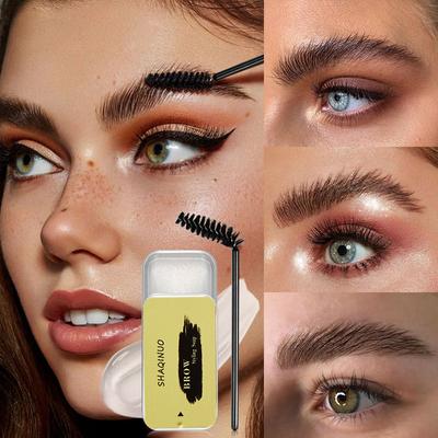 Sobrancelha Styling Gel Sobrancelhas Cera Esculpir Sabonete À Prova D'Água Longa Duração 3D Feathery Wild Brow Styling Maquiagem Sobrancelha