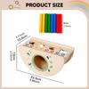 Color Shape Sorter Toys Learning Toy Developmental Wood Box Drop Busy for Children
