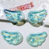 10Pcs New Cute Colorful Shining Pearl Angel Wings Collection Flat Back Ornament Jewelry Bows Accessories