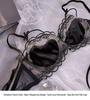 Lace Push-Up Bra Set for Small Busts - Side Support & Anti-Sagging Design