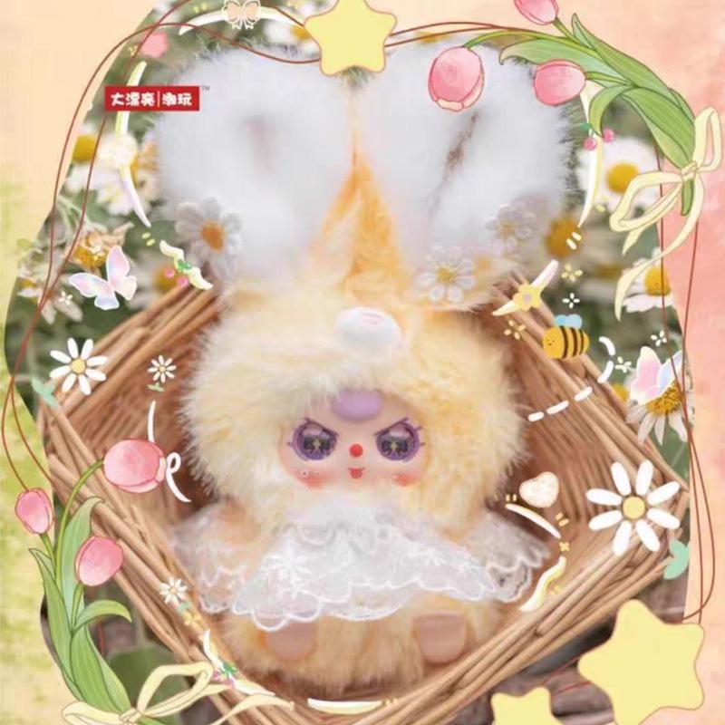 Baby Three Flower Fairy Series Vinyl Plush Blind Box Desktop Decoration Dolls Trendy Toys Mystery Box Surprise Collectible Gifts