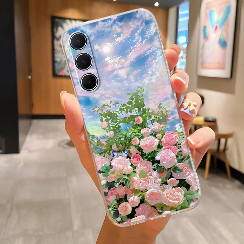 For Samsung A36 Cases Silicon Soft Phone Cover For Samsung Galaxy A36 5G GalaxyA36 Transparent TPU Back Coque Capa Fundas marble