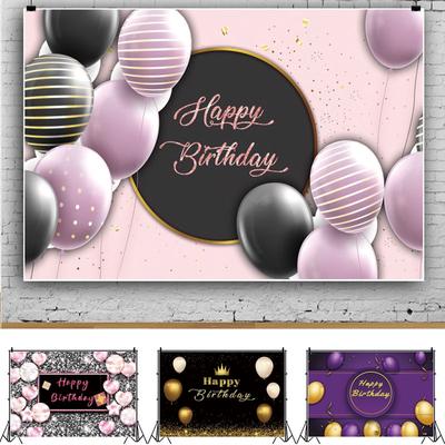 Alles Gute zum Geburtstag Hintergrund Banner Hintergrund Stoff Requisiten Party dekorieren