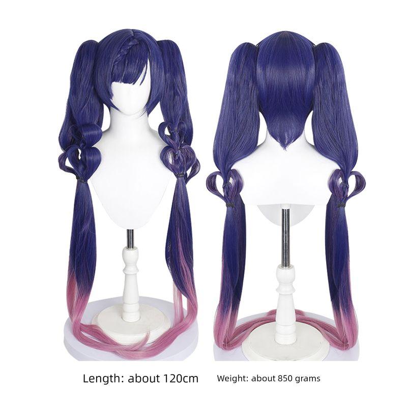 

Honor of Kings X Sanrio Collaboration Angela Kuromi Heart Cosplay Costume Anime Game Angela-Coolomi [Wig] One size