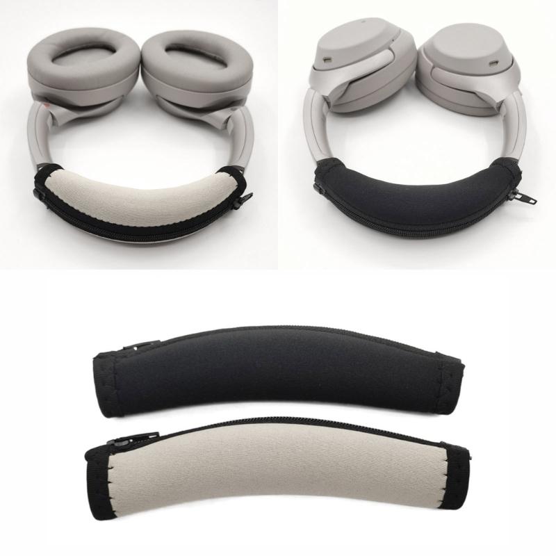Replacement Head Beam Repairing Covers for 1000XM2 1000XM3 Headphone Zipper Loop Covers Protectors Headband
