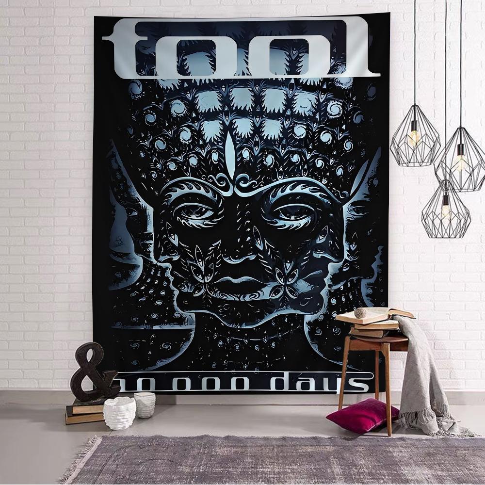 

Tool Singer Pop Band Album Music Cartoon Tapestry Bohemian Wall Tapestries Mandala Wall Hanging Sheets 74x94cm(29x37in)