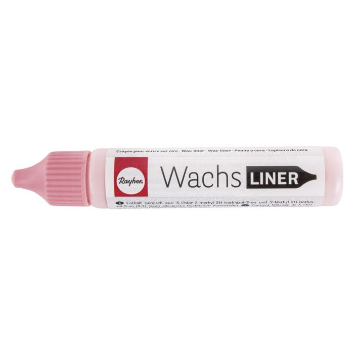 Crayon for Writing On Wax, 30ml Bottle, Baby Pink