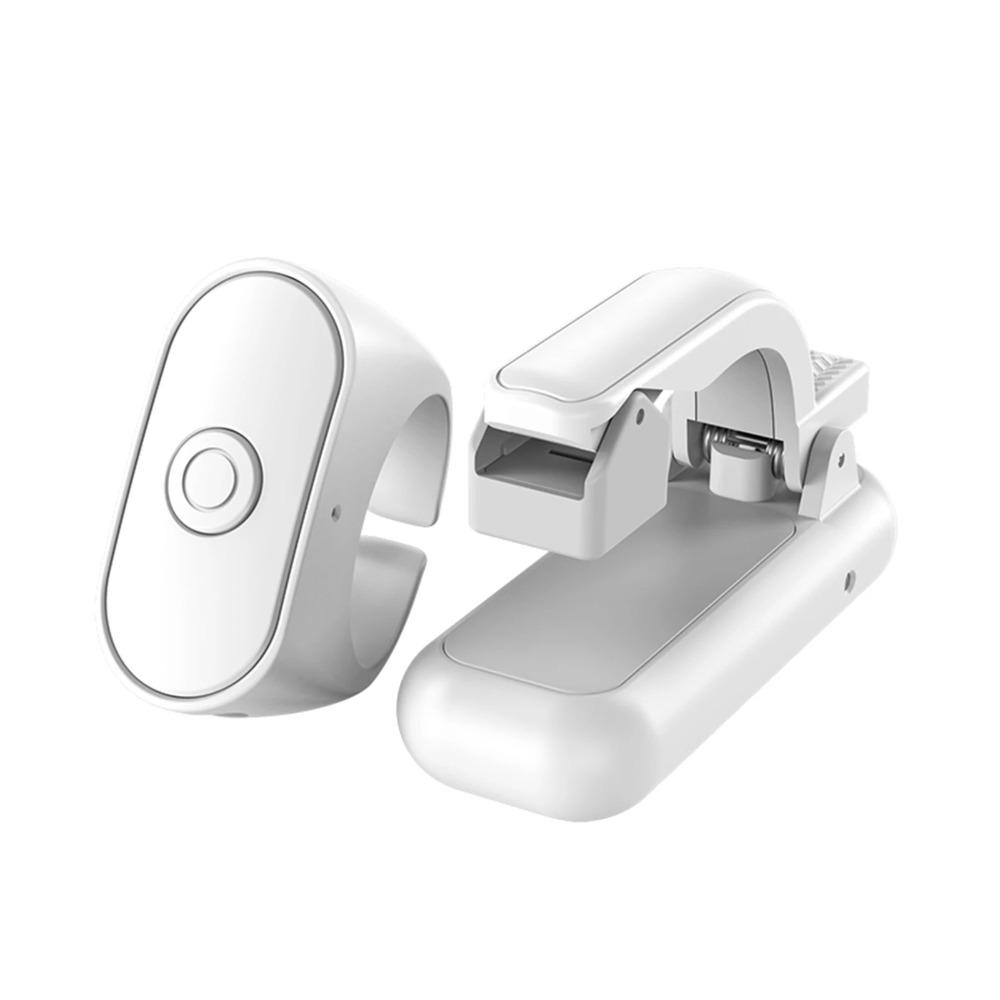 New ABS Page Turner Remote Lightweight 2-in-1 E-book Page Turner Remote Record Triggers for Kindle Digital Reading