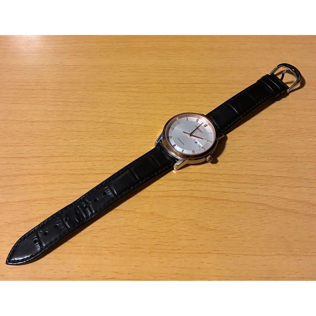 Used SEIKO Presage automatic winding AT 4R36-04E0 Currently in working condition Used