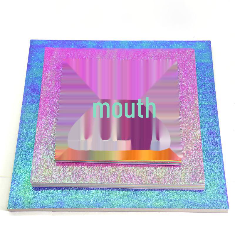 Pearlescent Glitter Origami Paper 15x15 cm - Handmade Square Folding Paper