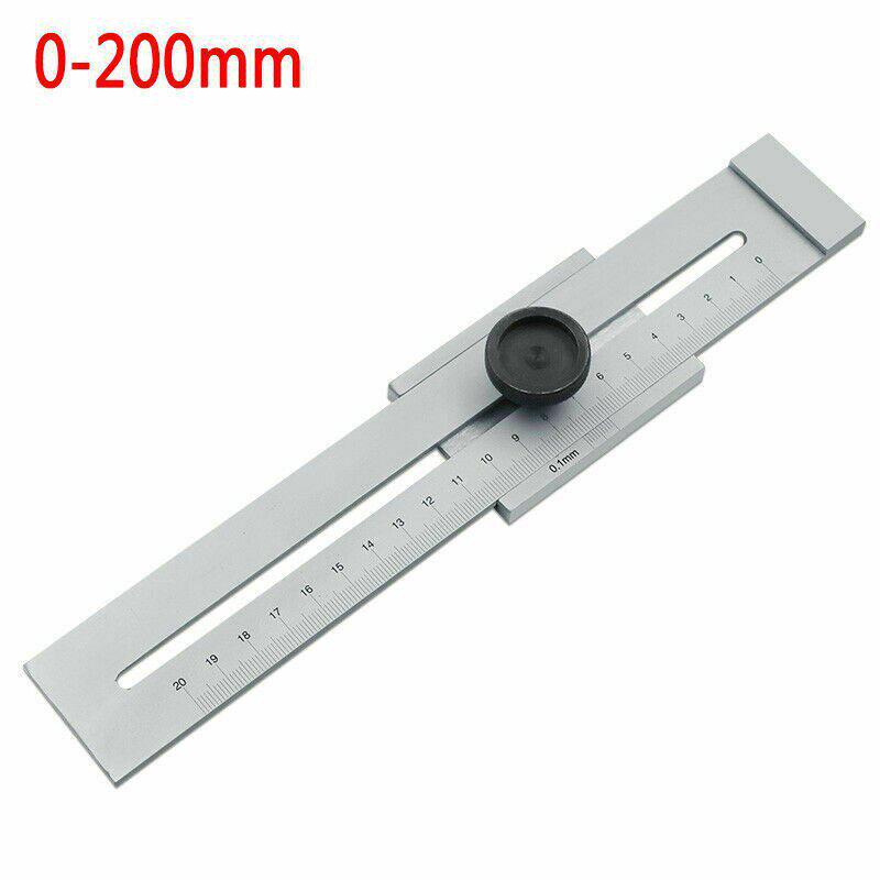 Limit 300 Dividing Ruler: Woodworking Parallel Marking & Positioning Straight Edge 250, 0-200 Stainless Steel Square Ruler. 0-200mm