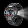 Rainbuvvy KC91 GPS Smart Bracelet 1.39inch TFT 360x360 BLE5.3 GPT 3ATM Waterproof 530mAh Bluetooth Call Flashlight Android Smartwatch