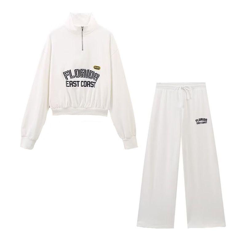 Kaslead New Arrival Women's Fashion Style Fashion Preppy-Style Sweatshirt Casual Pants 0264857 0264858