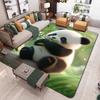 Cute Panda Print Extra Large Area Rug Floor Mat for Living Room Kitchen Entryway Balcony Home Decor