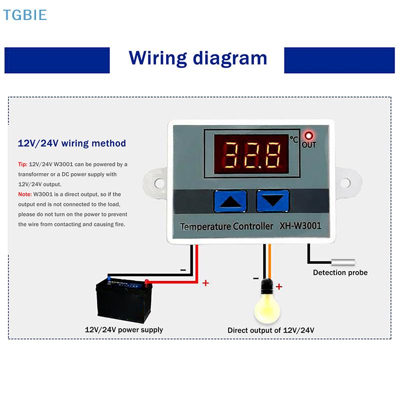 [TL]XH-W3005 Digital Humidity Controller 12V 24V 220V Humidistat Hygrometer Humidity Control Switch Regulator + Humidity Sensor