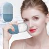 Silicone Ice Roller Mold To Reduce Puffiness & Face Lifting Oval Shape Ice Balls Mold Leak Proof