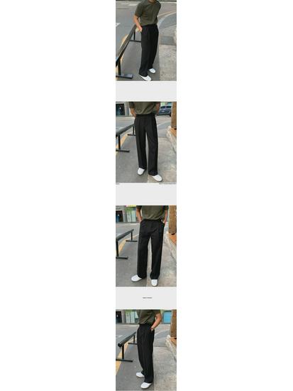 MYQ Herren Sommer Freizeithose im koreanischen Stil mit lockerem Schnitt