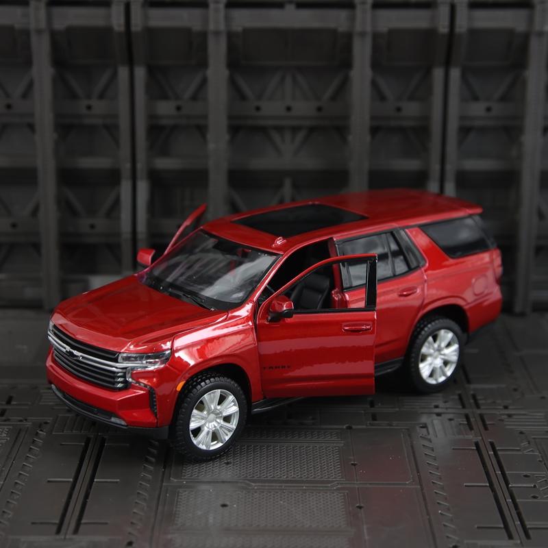 Maisto 1:26 Simulierte Chevrolet Tahoe 2021 Legierung Geländewagen Modell Stadt Limousine Dekoration Sammlung Tür kann geöffnet werden