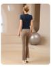 Cross-Border Slimming Quick-Dry Sport T-Shirt - Elastic, Breathable, Short-Sleeve, New Style Yoga Top