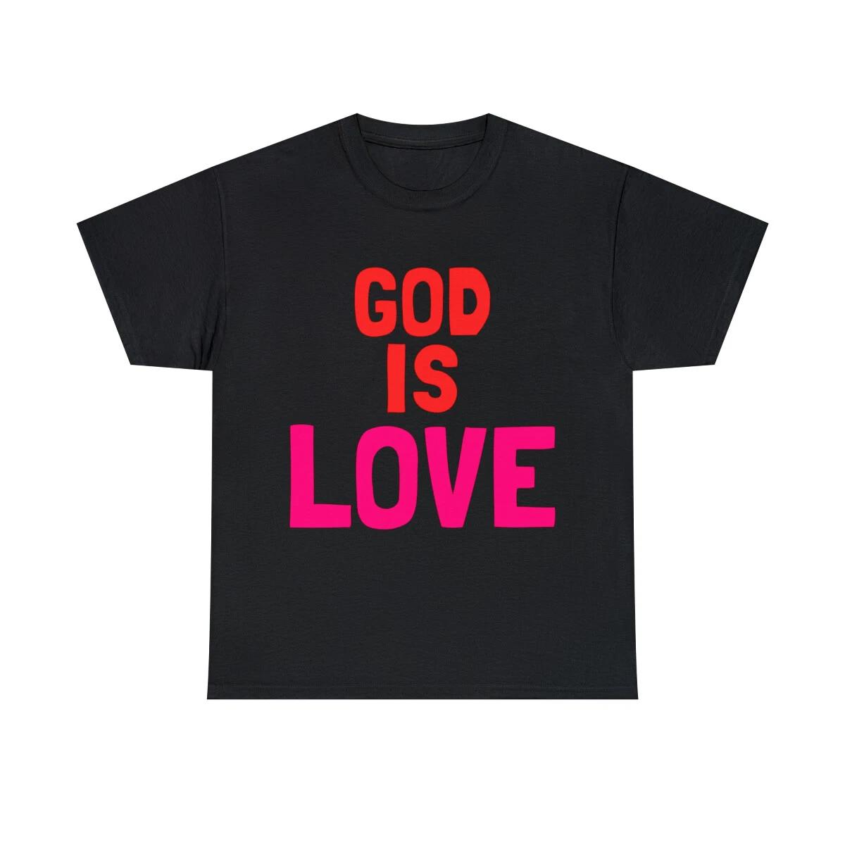God Is Love Graphic Tee Shirt, S-5XL 4XL