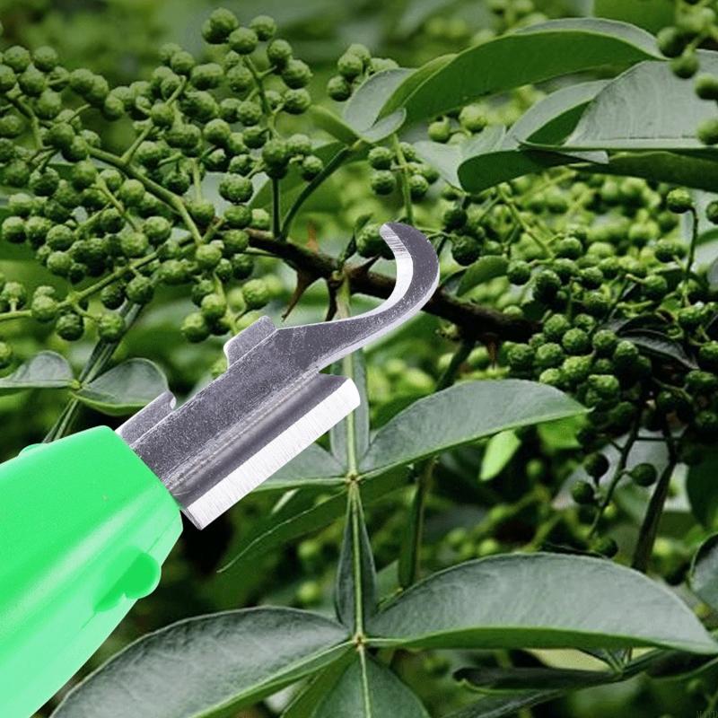 Professional Harvesting Scissors for Gardening Vegetable Prickly Ashes Peppers with SK5 Steel Blade and Ergonomic Handle M4YD