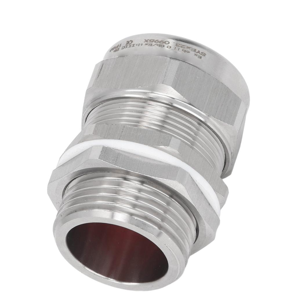 Cable Gland Connector IP66 Water Proof Dual Sealing 304 Stainless Steel Cable Clamping Gland Protect